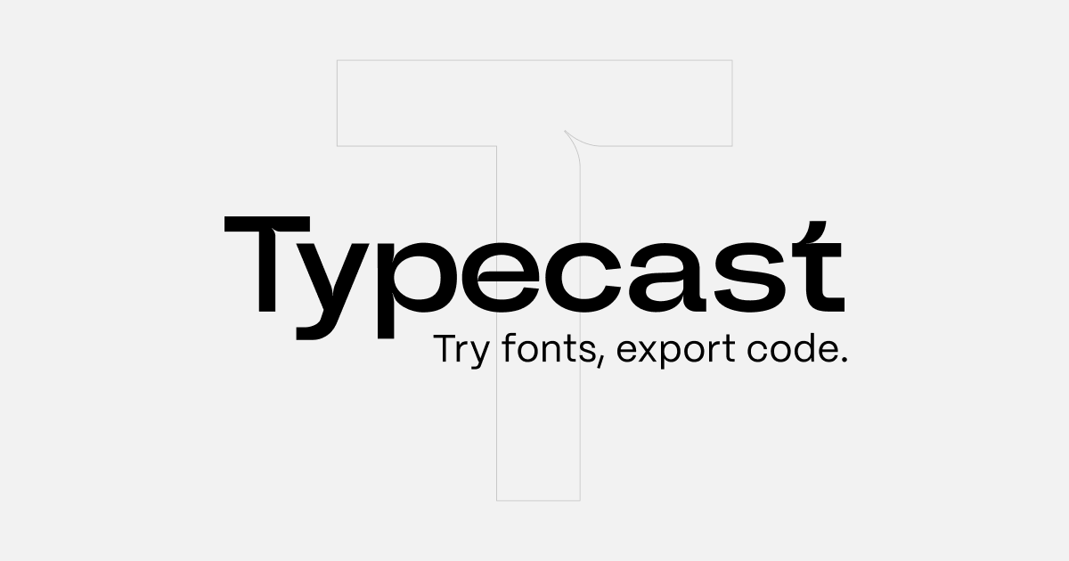 Typecast - Visual Typography Scale Calculator & Font Pairing Tool